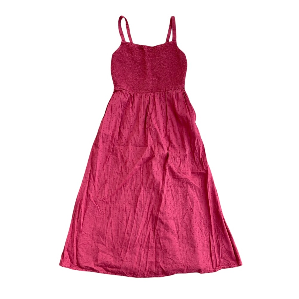 Old Navy Women’s Red Fit & Flare Sleeveless Midi Dress